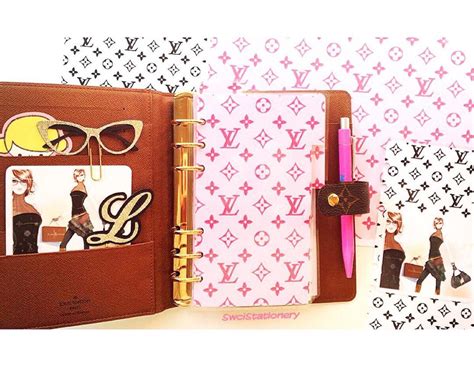 louis vuitton planner dividers|louis vuitton agenda inserts.